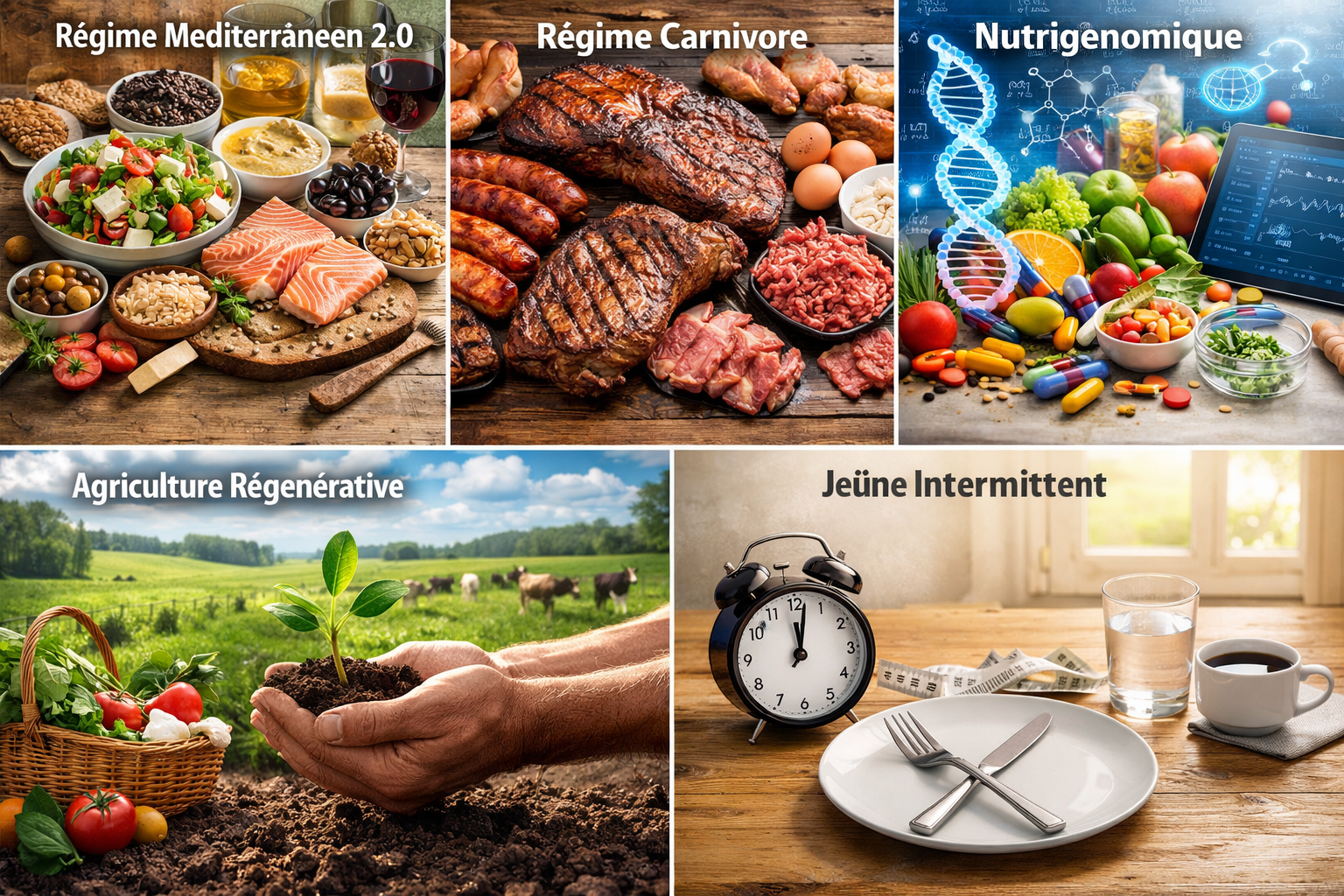 Les 5 régimes qui dominent en 2025