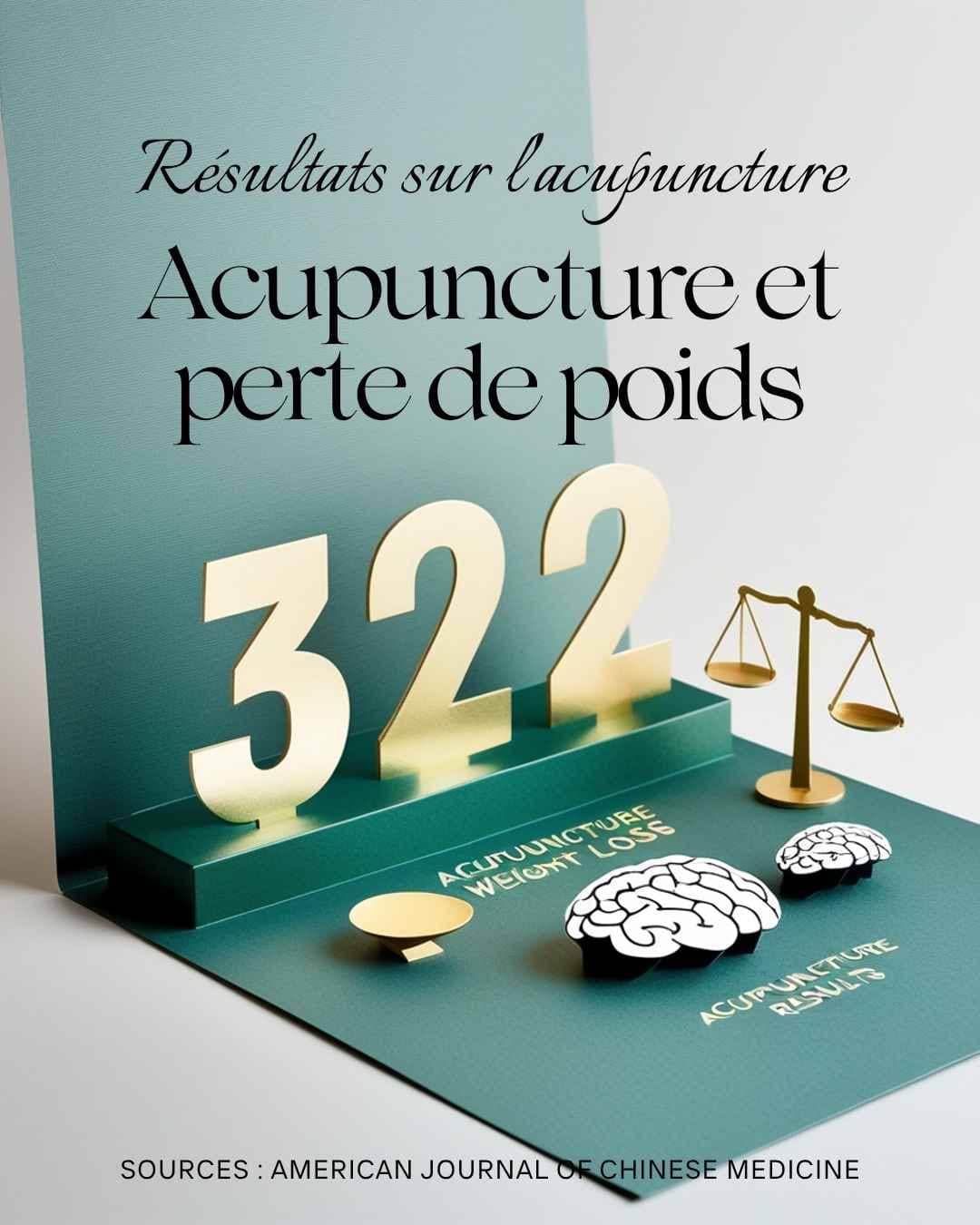 Chiffres clés des études sur l'acupuncture minceur